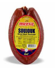 Soujouk Beef Sausage Hot 1lb